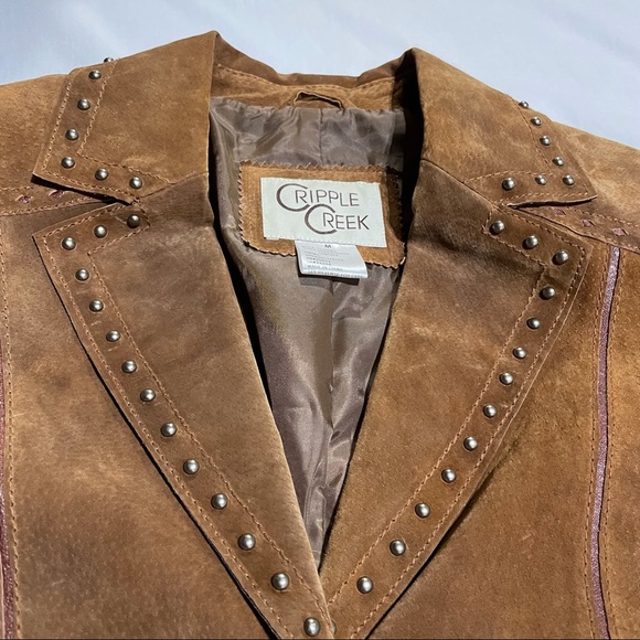 Cripple Creek 100% Genuine Leather Jacket M - Picture 5 of 12
